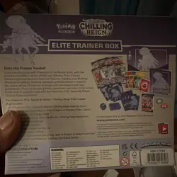 Pokemon Sword & Shield Chilling Reign Elite Trainer Box Ice Rider Shadow Rider - Image 2