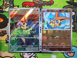 Victini 208 Promo SVP Scarlet Violet Black Bolt Pokemon TCG BLK - Image 1