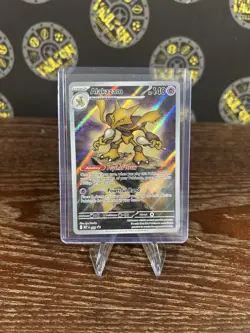 2025 Pokemon Mega Evolution #009 Alakazam Black Star Promo - Image 1