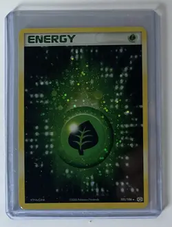 Grass Energy - Holo - 101/106 Emerald - Pokemon TCG - 2005 - Image 1