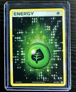 Grass Energy - Holo - 101/106 Emerald - Pokemon TCG - 2005 - Image 3
