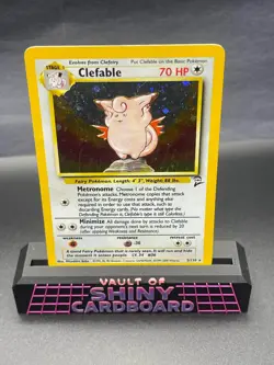 ⭐ Pokemon Clefable Holo 5/130 - Base Set 2 - English - Image 1