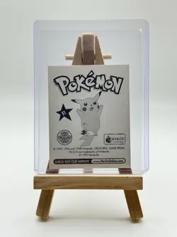 Pikachu S1 Prism Holo Foil Sticker - Merlin Pokemon Series 1 (1999) - Image 2