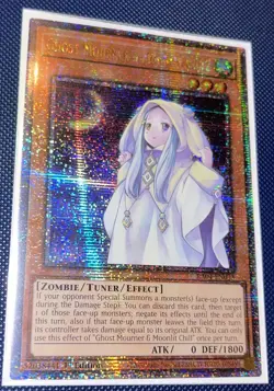 Yugioh Ghost Mourner & Moonlit Chill RA04-EN033 Quarter Century Secret Rare NM - Image 1