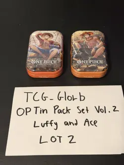 One Piece Tin Pack Set Vol. 2 Luffy & Ace [LOT 2] - Image 1