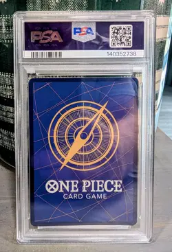 Monkey.D.Luffy OP12-015 SR : One Piece TCG : OPTCG : PSA 9 - Image 2
