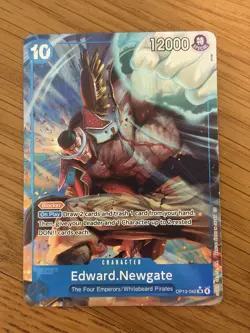 Edward Newgate Alt Art OP13-042 One Piece Carrying on His Will - NM - Image 1