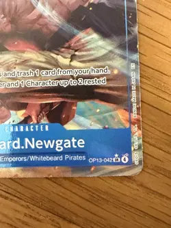 Edward Newgate Alt Art OP13-042 One Piece Carrying on His Will - NM - Image 4
