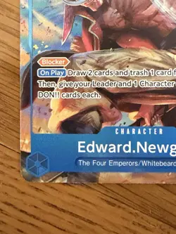 Edward Newgate Alt Art OP13-042 One Piece Carrying on His Will - NM - Image 5