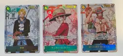 Sabo Luffy Ace SEC Parallel OP13-118 Japanese ONE PIECE Carrying on His Will - Image 1