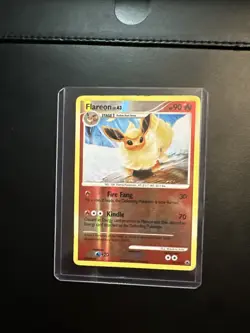 Pokemon TCG Flareon 19/100 Majestic Dawn 2008 Reverse Holo Card LP Rare! - Image 1