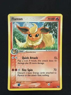 Flareon 2/17 POP Series 3 Promos Holo Rare 2006 Pokemon Card HP - Image 1