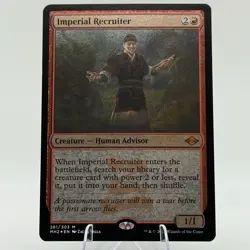 MTG Modern Horizons 2 - Imperial Recruiter [FOIL] (Etched) - MH2 - NM - Image 1