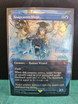 Snapcaster Mage FIC 0469 (Borderless) (Chocobo Track Foil) MTG Final Fantasy - Image 1