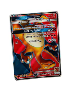 Pokemon Charizard GX SM60 Sun & Moon Full Art Holo Black Star Promo CREASED 2017 - Image 5