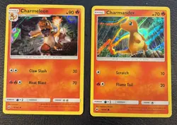 Pokemon Charmander & Charmeleon Holo 18/147 & 19/147 (Premium Collection Promo) - Image 1