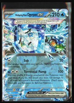Wellspring Mask Ogerpon ex 064/167 SV06: Twilight Masquerade - Pokemon TCG - NM - Image 1