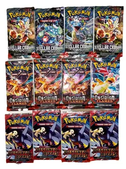 Lot Of 12 Pokemon Booster Packs From Pokemon Vending Machine - Image 1