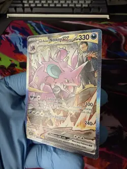 Pokemon TCG Team Rockets Nidoking EX 233/182 Destined Rivals NM Condition - Image 2