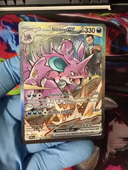 Pokemon TCG Team Rockets Nidoking EX 233/182 Destined Rivals NM Condition - Image 3