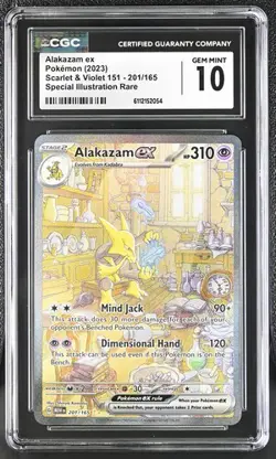 Alakazam EX *CGC 10* Special Illustration Rare *Scarlet & Violet 151* #201 - Image 1