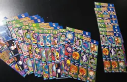 1999 Burger King Pokemon Movie Poketrivia uncut sheet Lot Of 26 MISSING #12 ONLY - Image 1