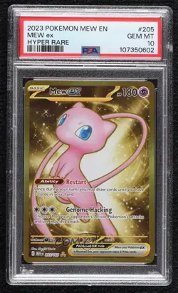 Hyper Rare - Mew ex Pokemon Scarlet & Violet 151 MEW PSA 10 GEM MT - Image 1
