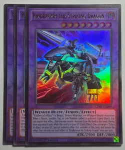 Yugioh x3 Rindbrumm the Striking Dragon CH01-EN049 Ultra Rare 1st Edition - Image 1
