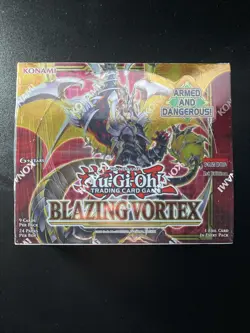 Yugioh Blazing Vortex 1st Edition Booster Box Factory Sealed - Image 1