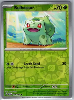 Bulbasaur 001/165 Reverse Holo SV: Scarlet & Violet 151 - Pokemon Card - NM - Image 1