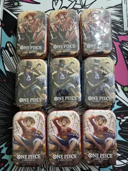 ONE PIECE CARD GAME - TIN PACK SET VOL. 2 (TS-02, OP13) x 9 SHIP NOW - Image 1