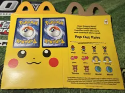 McDONALD’s UNUSED Happy Meal Box 25th Pokemon Plus CELEBI + MELMETAL VMAX Cards - Image 2