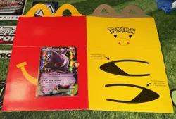 McDONALD’s Happy Meal Box UNUSED PLUS Pokemon Gengar EX 34/119 card SUPER RARE! - Image 1