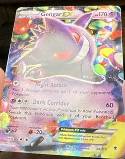 McDONALD’s Happy Meal Box UNUSED PLUS Pokemon Gengar EX 34/119 card SUPER RARE! - Image 3