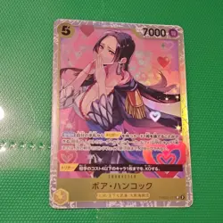 Bandai One Piece Card Game Boa Hancock PRB02-017 Character 7000 Full Art Holo - Image 1
