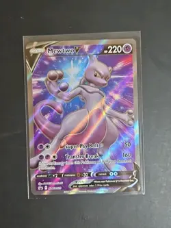 Mewtwo V SWSH229 SWSH: Sword & Shield Promo Cards Holo NM - Image 1