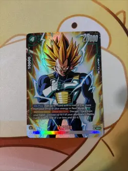 Dragon Ball Super Card Game Fusion World - Vegeta SR Alternate Alt Art FB01-096 - Image 1