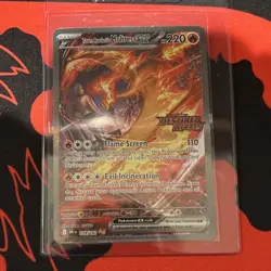 Pokemon Team Rocket Moltres V Full Art Foil Card Lot - 4 Cards - Image 2