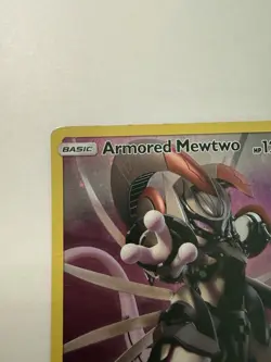 Pokemon Armored Mewtwo SM228 Promo Holo Card 120 HP 130 Attack - Image 3