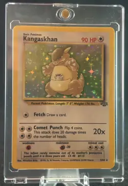 Kangaskhan 5/64 Holo Jungle Set Unlimited Edition Pokemon Card 1999 - Image 1