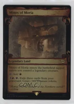 Scroll Showcase - Mines of Moria Foil Magic Tales Middle Earth Lord of the Rings - Image 1