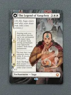 The Legend of Yangchen MTG Avatar: The Last Airbender Hand Painted Altered Art v - Image 2