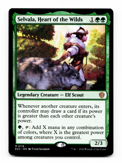 Selvala, Heart of the Wild [Commander: Lorwyn Eclipsed] MTG NM 🌳 - Image 1