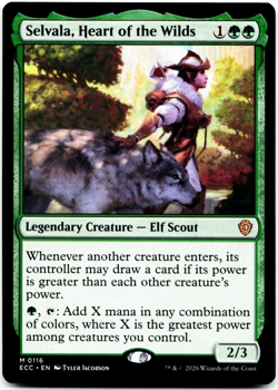 Selvala, Heart of the Wild [Commander: Lorwyn Eclipsed] MTG NM 🌳 - Image 3
