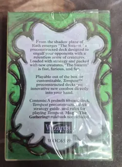 MTG Sealed - The Rath Cycle TEMPEST - The Swarm Preconstructed Deck New - Image 2