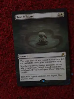 Tale of Momo MTG Avatar: The Last Airbender Hand Painted Borderless Altered Art - Image 2