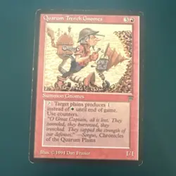 MtG Quarum Trench: Legends Gnomes LP ACTUAL PHOTOS! - Image 1