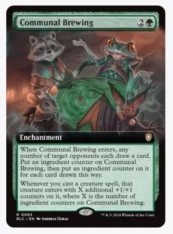 Communal Brewing (Extended Art) Commander: Bloomburrow Regular - Image 1