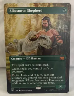 Allosaurus Shepherd (Borderless) Double Masters 2022 Regular NM - Image 1
