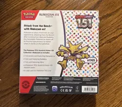 Pokemon TCG: Scarlet & Violet-151 Alakazam ex Collection Booster Box 820650855269 - Image 2